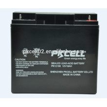 Bateria de chumbo-ácido selada 12V 18Ah para UPS, AGM, back-up de energia e outros equipamentos de iluminação